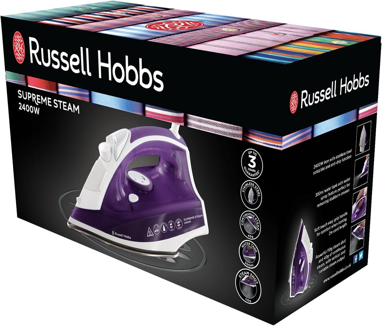 Russell Hobbs Supreme Steam Traditional Iron Review Colormazen