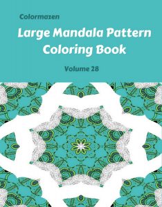 Large Mandala Pattern Colouring Books