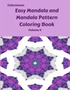 Easy Mandala and Mandala Pattern Colouring Books