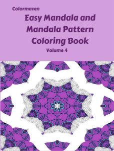 Easy Mandala and Mandala Pattern Colouring Books