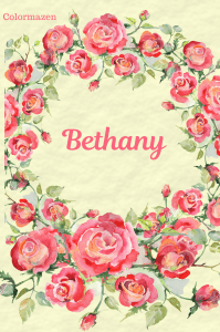 Bethany Red Rose NoteBook