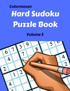 Hard Sudoku Book Puzzle Books