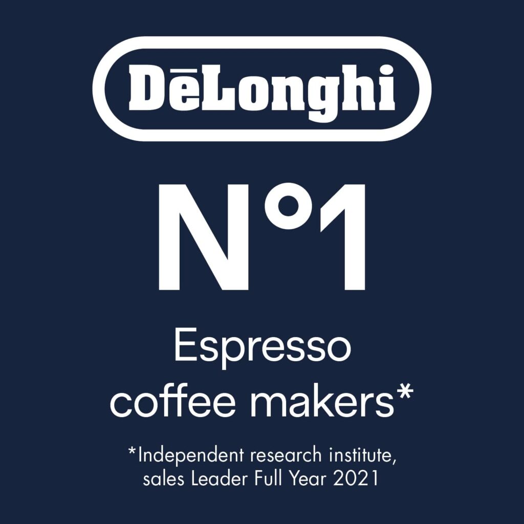 DeLonghi Magnifica S, Automatic Bean to Cup Coffee Machine, Espresso and Cappuccino Maker, ECAM22.110.B, 1.8 liters,Black [Amazon Exclusive]