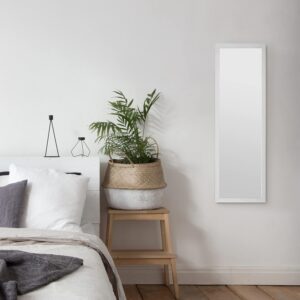 Home Selections Full Length Wooden Wall Mounted Mirror 
