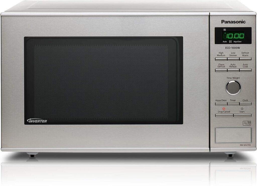 Panasonic NN-SD27HSBPQ Solo Inverter Microwave Oven, 23 Litre, 1000 W, Stainless Steel