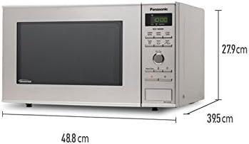 Panasonic NN-SD27HSBPQ Solo Inverter Microwave Oven, 23 Litre, 1000 W, Stainless Steel