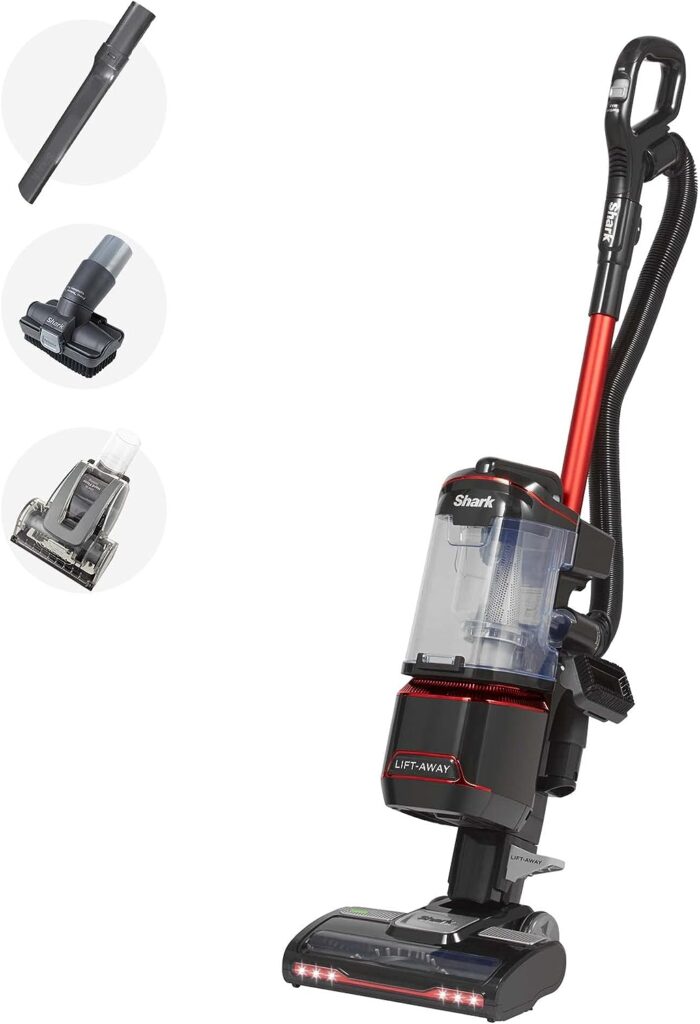 Shark portable Lift-Away Upright Vacuum Cleaner [NV602UKT] Pet Model, Anti-Allergen, Red