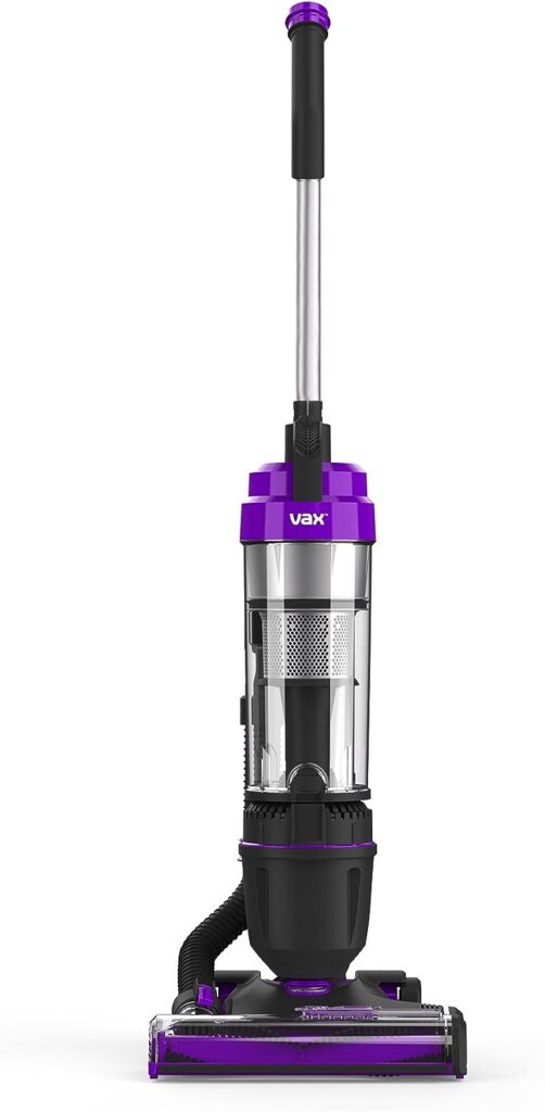 Vax Mach Air Upright Vacuum Cleaner | Powerful, Multi-cyclonic, with No Loss of Suction | Lightweight - UCA1GEV1, 1.5 Litre, 820W, Purple