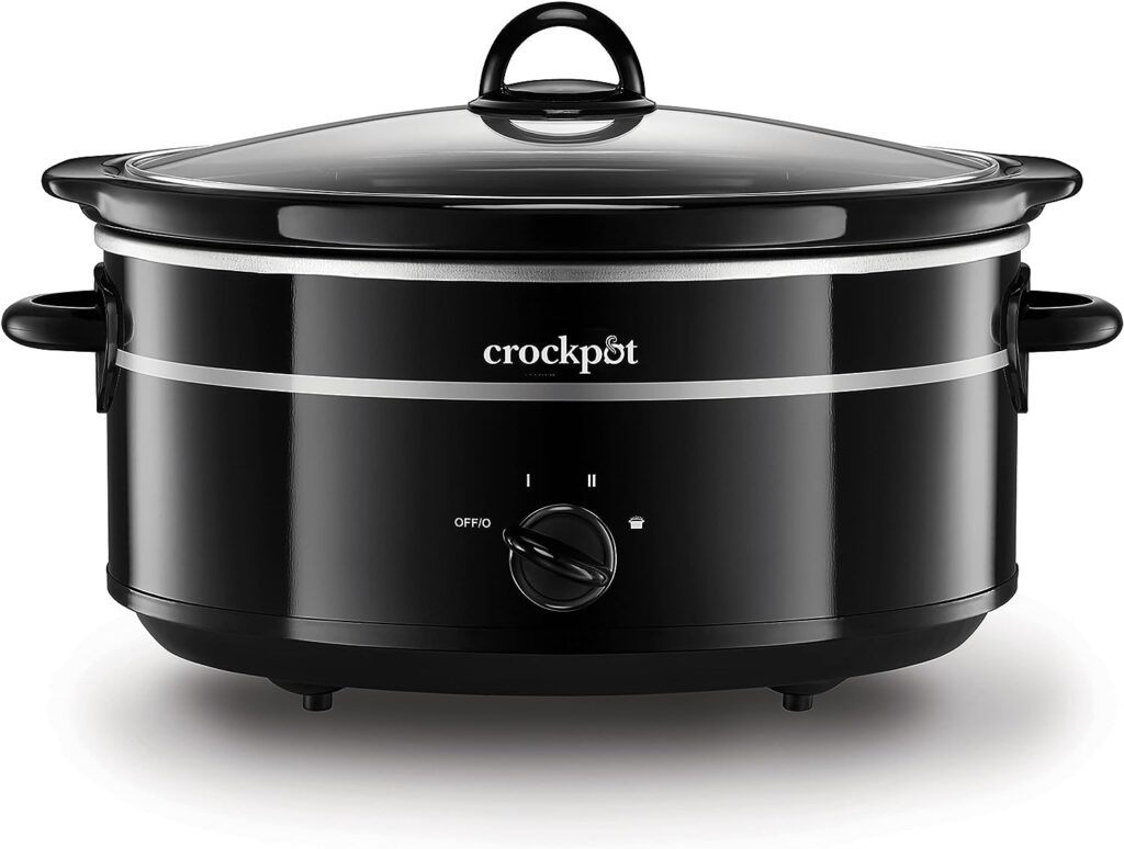 Crock-Pot SCV655B Slow Cooker, Aluminium, 300 W, 6.5 liters, Black