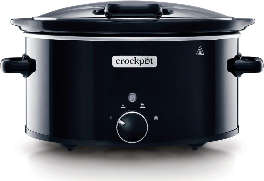 Crock-Pot Slow Cooker | Removable Easy-Clean Ceramic Bowl | 5.7 L (3-4 People) | Black | [CSC031]
