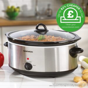 Daewoo Stainless Steel Slow Cooker