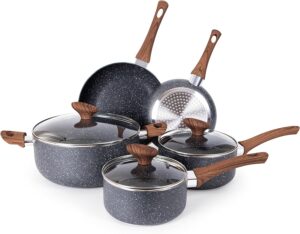 Nuovva Non Stick Pots and Pans Set
