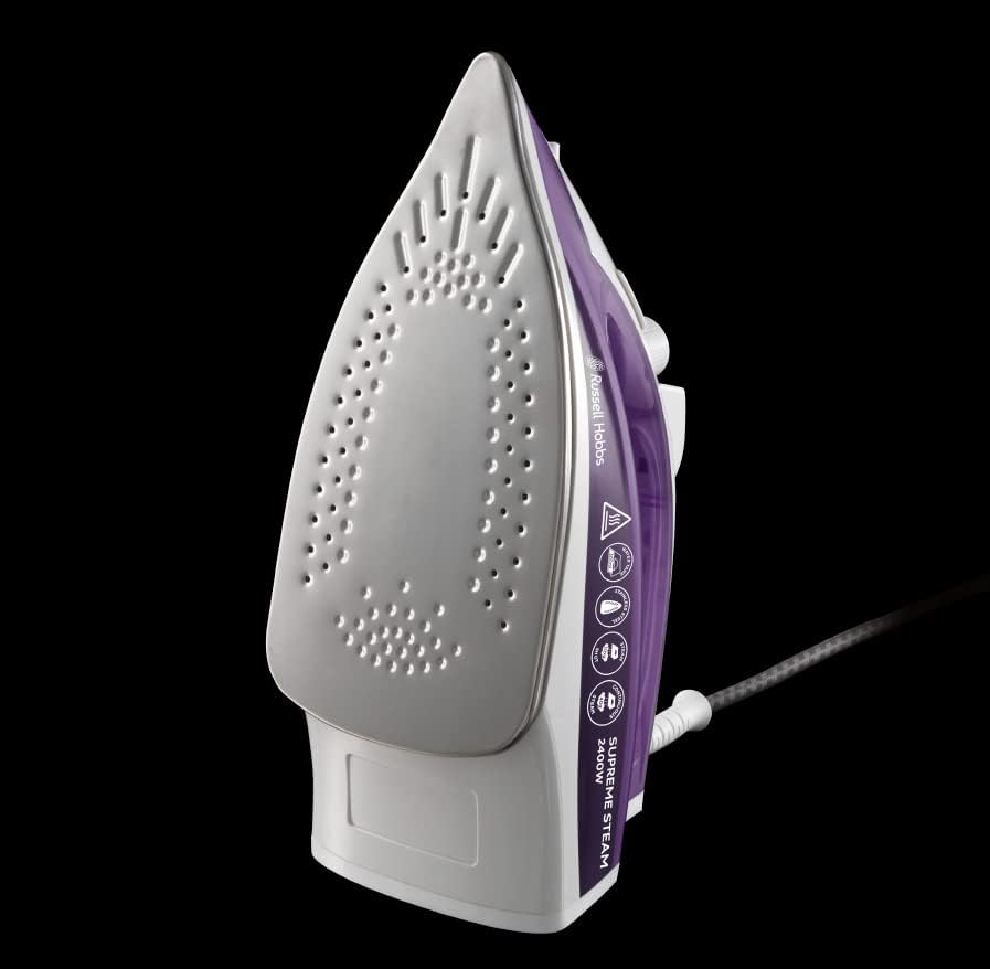 Russell Hobbs Supreme Steam Traditional Iron 23060, 2400 W, Purple/White