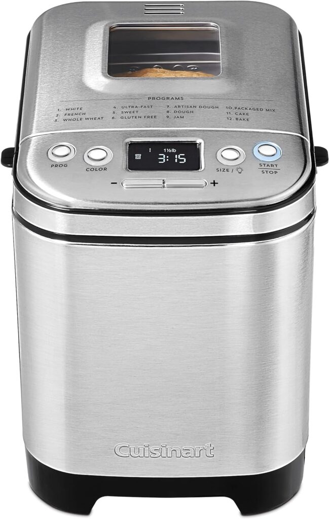 Cuisinart CBK-110C Compact Automatic Bread Maker Stainless Steel