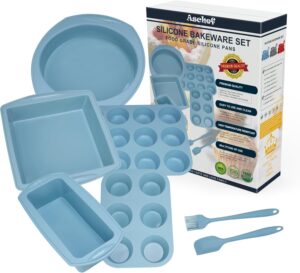 Aschef Silicone Bakeware Set for Oven
