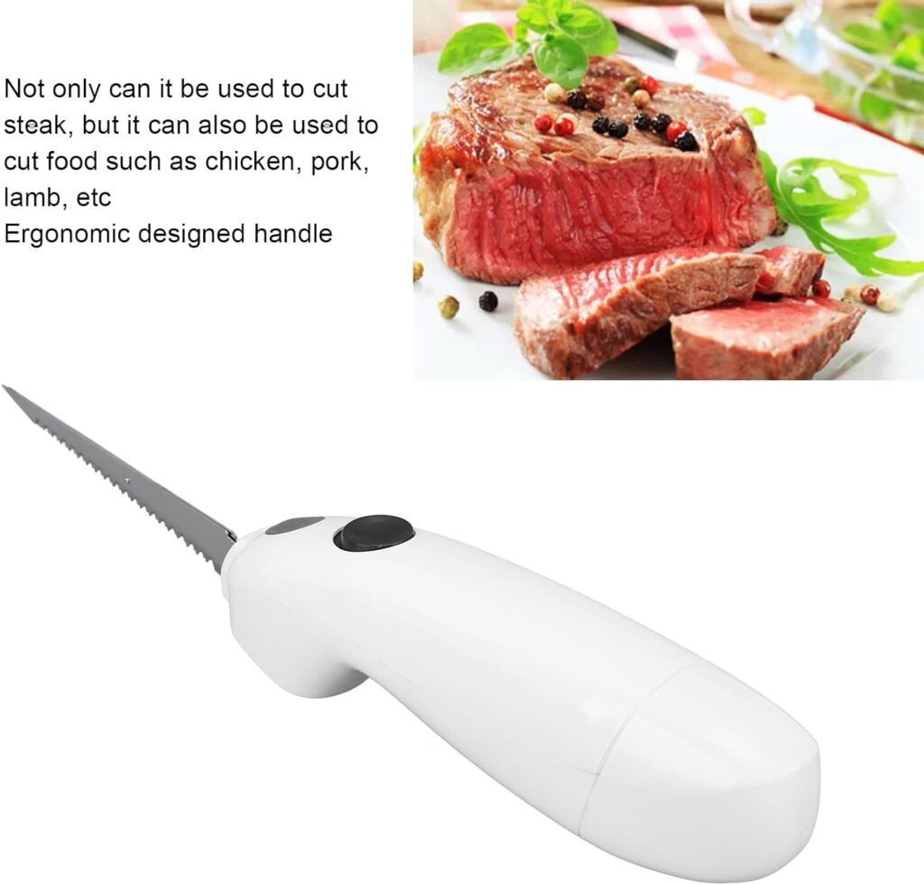 Electric Fillet Knife Battery Powered for Home Restaurant Picnic Durable Stainless Steel Time Saving Multi Function Ergonomic Design