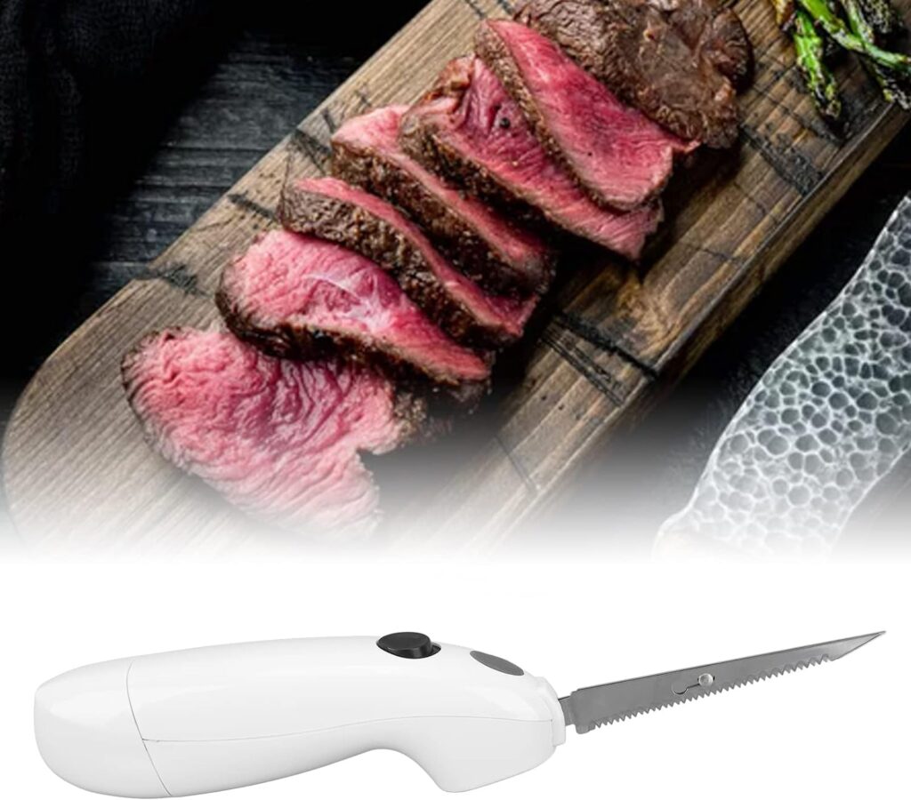 Electric Fillet Knife Battery Powered for Home Restaurant Picnic Durable Stainless Steel Time Saving Multi Function Ergonomic Design