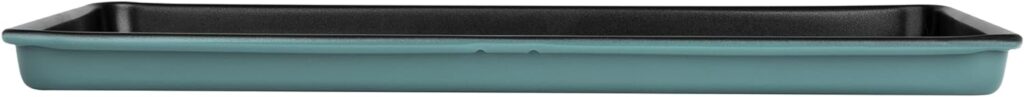 Prestige x Nadiya Square Cake Tins for Baking - Non Stick 9 Inch Cake Tin, Dishwasher Safe Lightweight Steel Bakeware, Teal Gold