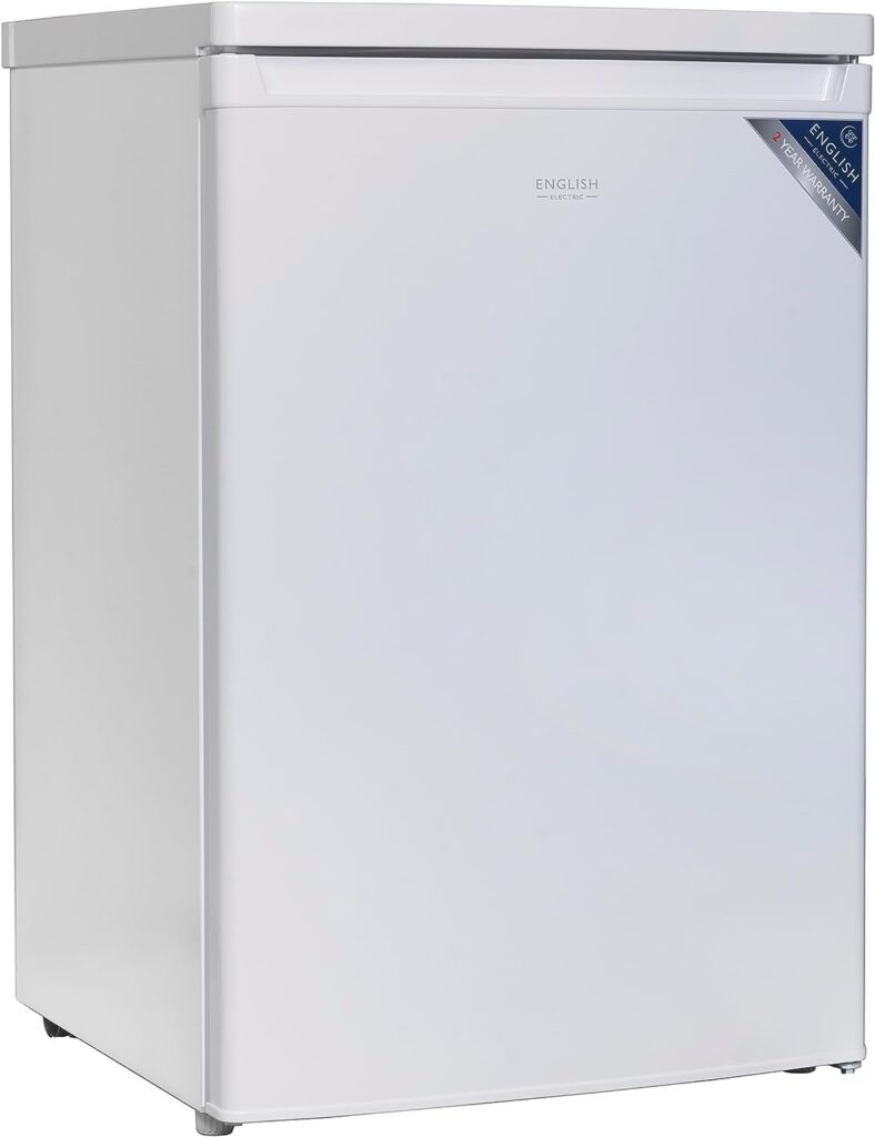 English Electric 55cm Under Counter Larder Fridge, White EEL130H 127 Litres [Energy Class F]