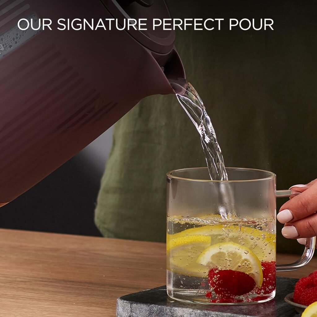 Kenwood Dusk Electric Kettle, 360° Swivel Base, Water Level Indicator, Cord Storage, Boil-Dry Protection, Removable Filter, Capacity 1.7L, ZJP30.000PU, 3000W, Twilight Purple Kenwood Dusk Electric Kettle, 360° Swivel Base, Water Level Indicator, Cord Storage, Boil-Dry Protection, Removable Filter, Capacity 1.7L, ZJP30.000PU, 3000W, Twilight Purple