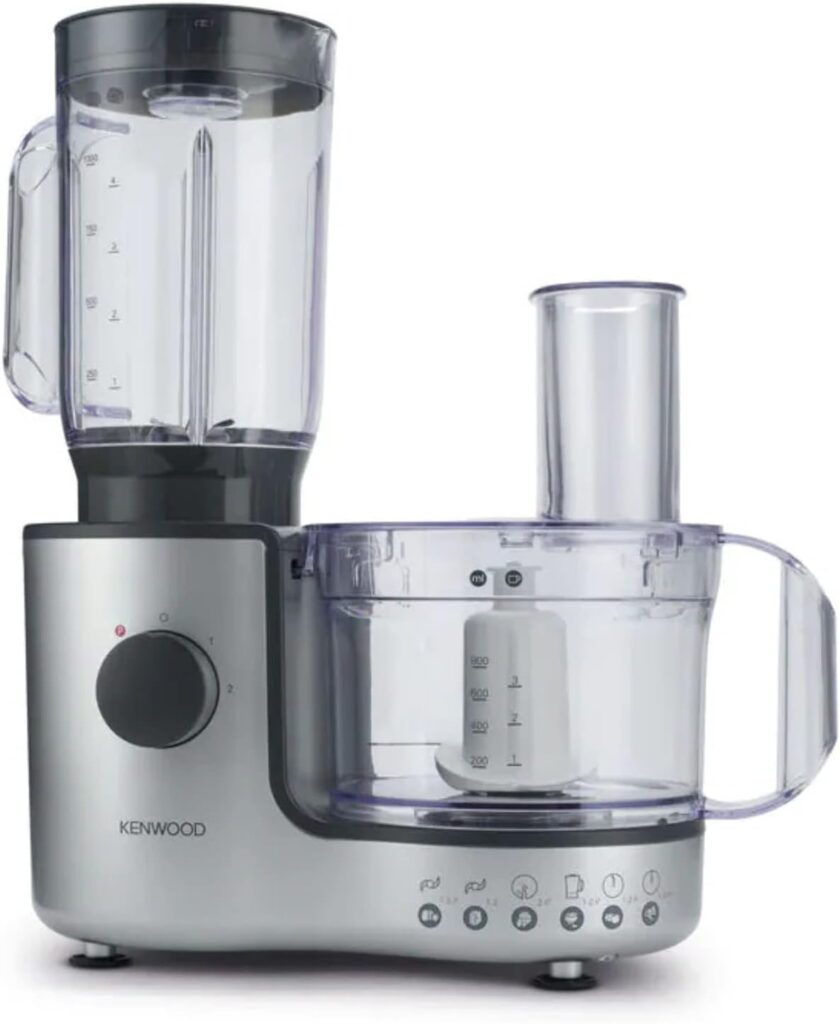 Kenwood FP195 Compact Food Processor - Silver And Grey [Energy Class A]