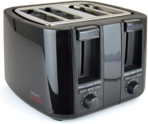 KitchenPerfected 4 Slice Wide Slot Toaster