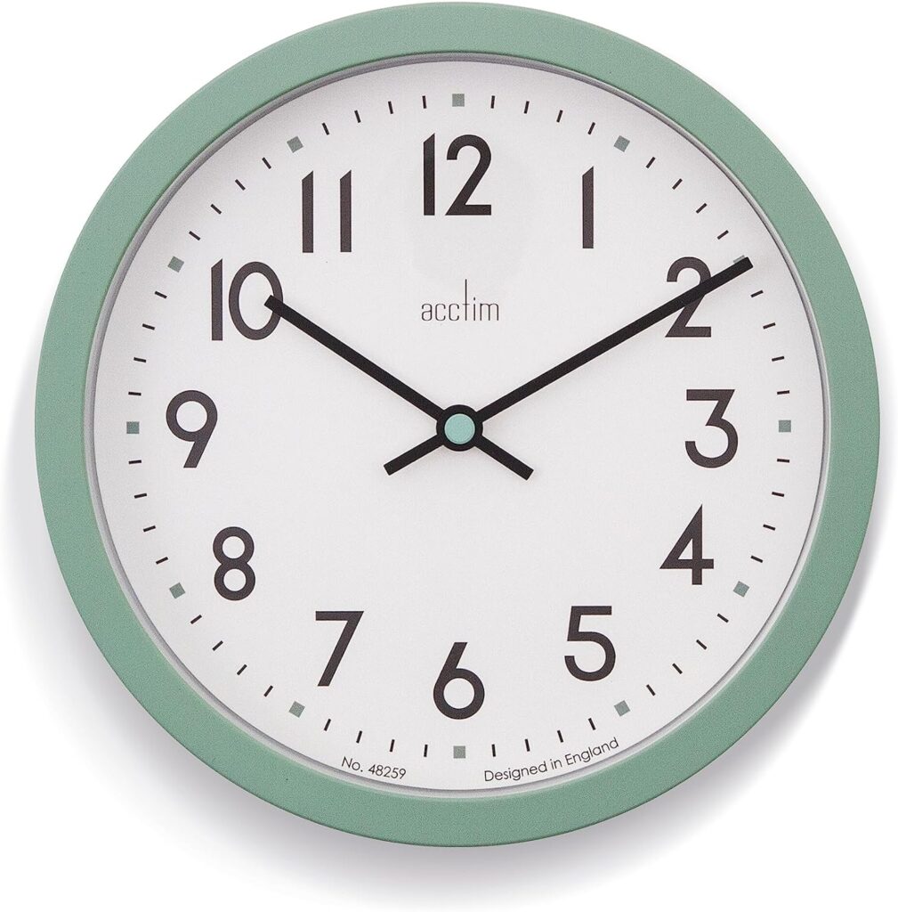 Acctim Elstow 22845 Wall Clock in Meadow Green