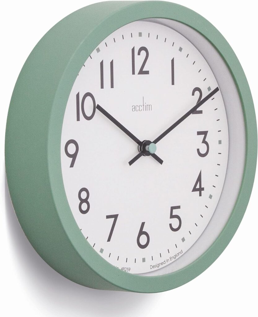 Acctim Elstow 22845 Wall Clock in Meadow Green