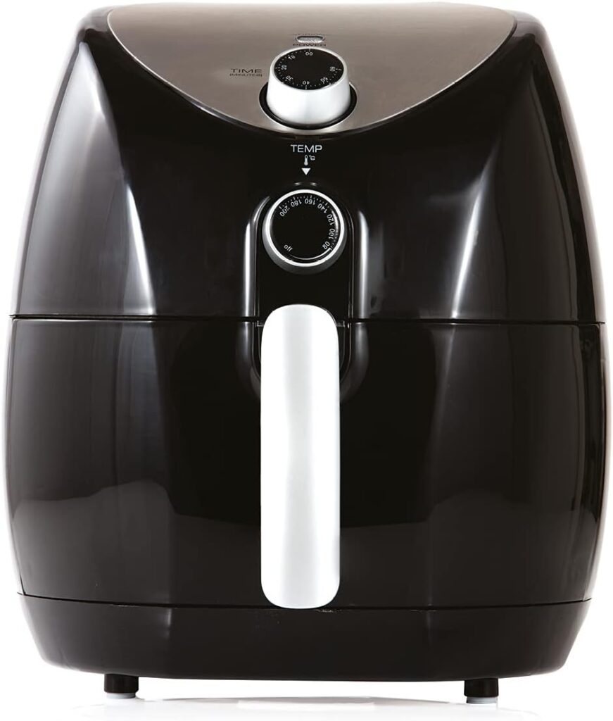 Tower T17021 Family Size Air Fryer with Rapid Air Circulation, 60-Minute Timer, 4.3L, 1500W, Black