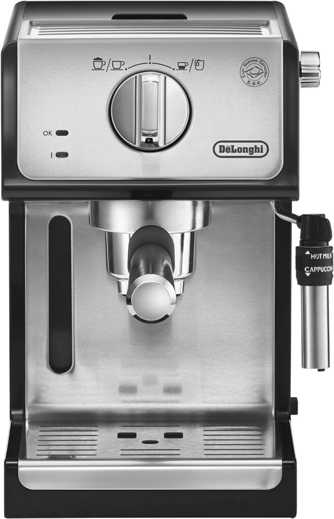 DeLonghi ECP35.31Traditional Barista Pump Espresso Machine, Coffee and Cappuccino Maker, Black