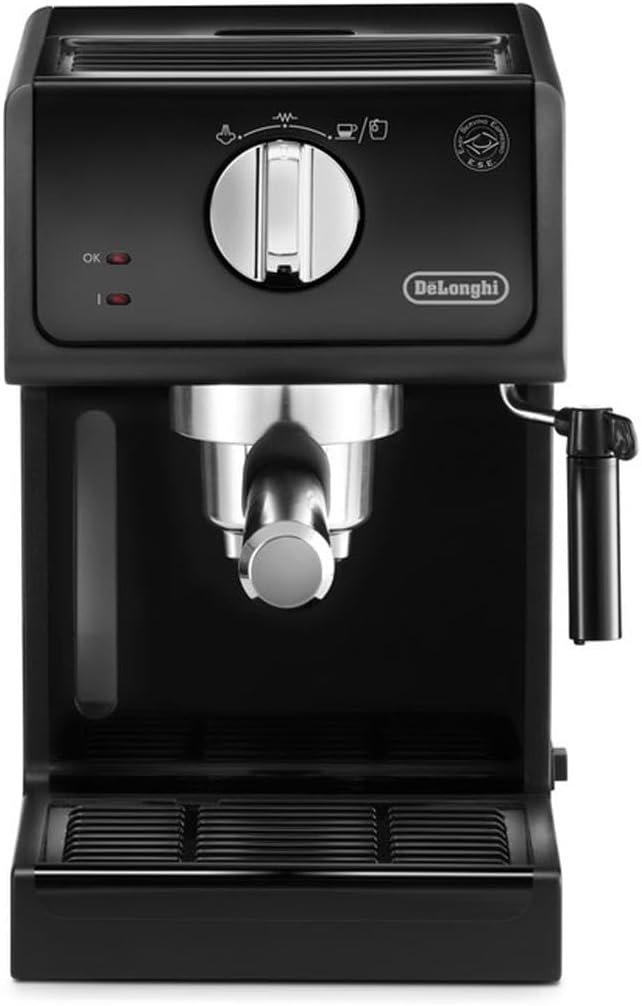 DeLonghi ECP35.31Traditional Barista Pump Espresso Machine, Coffee and Cappuccino Maker, Black