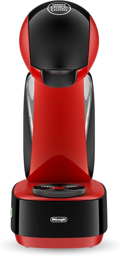 Dolce Gusto DeLonghi Nescafé Infinissima Pod Capsule Coffee Machine, Espresso, Cappuccino and more,1.2 Liters, EDG260.R, Red Black