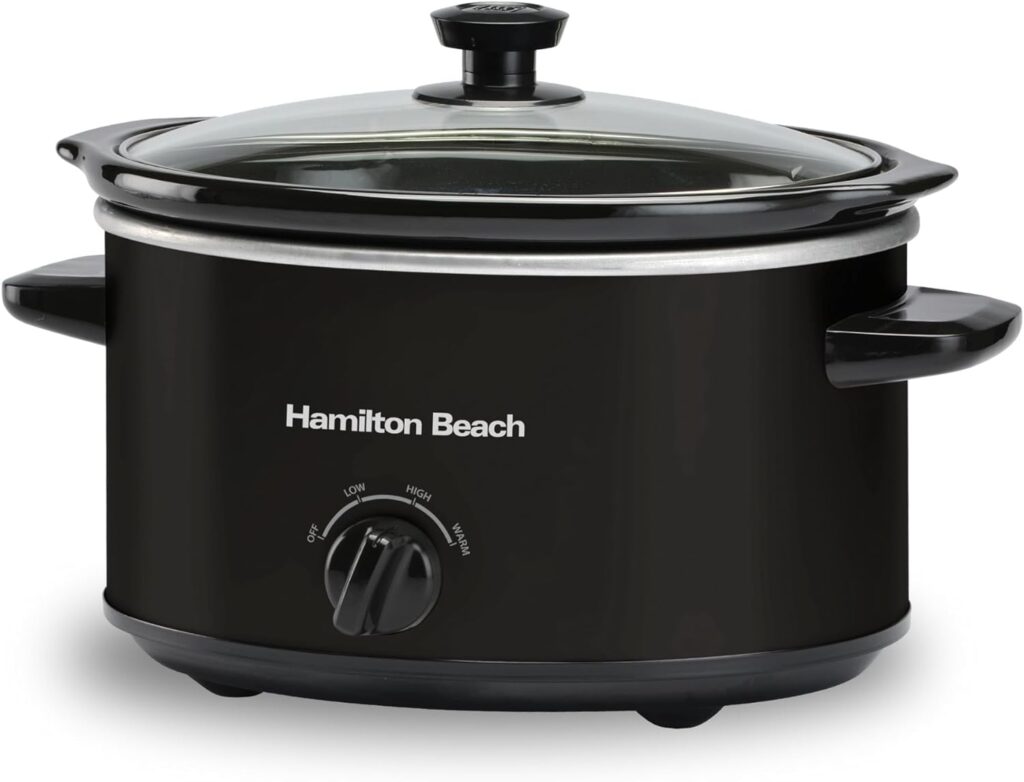 Hamilton Beach The Comfort Cook 3.5L Black Slow Cooker