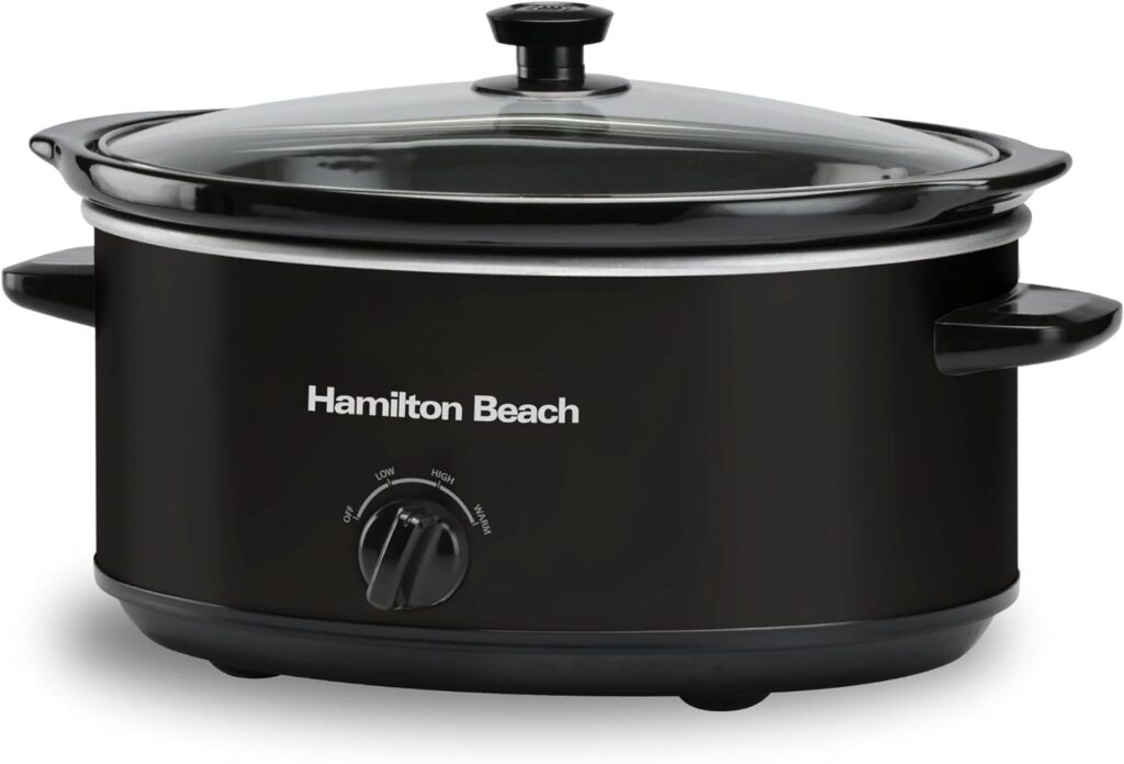 Hamilton Beach The Family Favourite 6.5L Black Slow Cooker