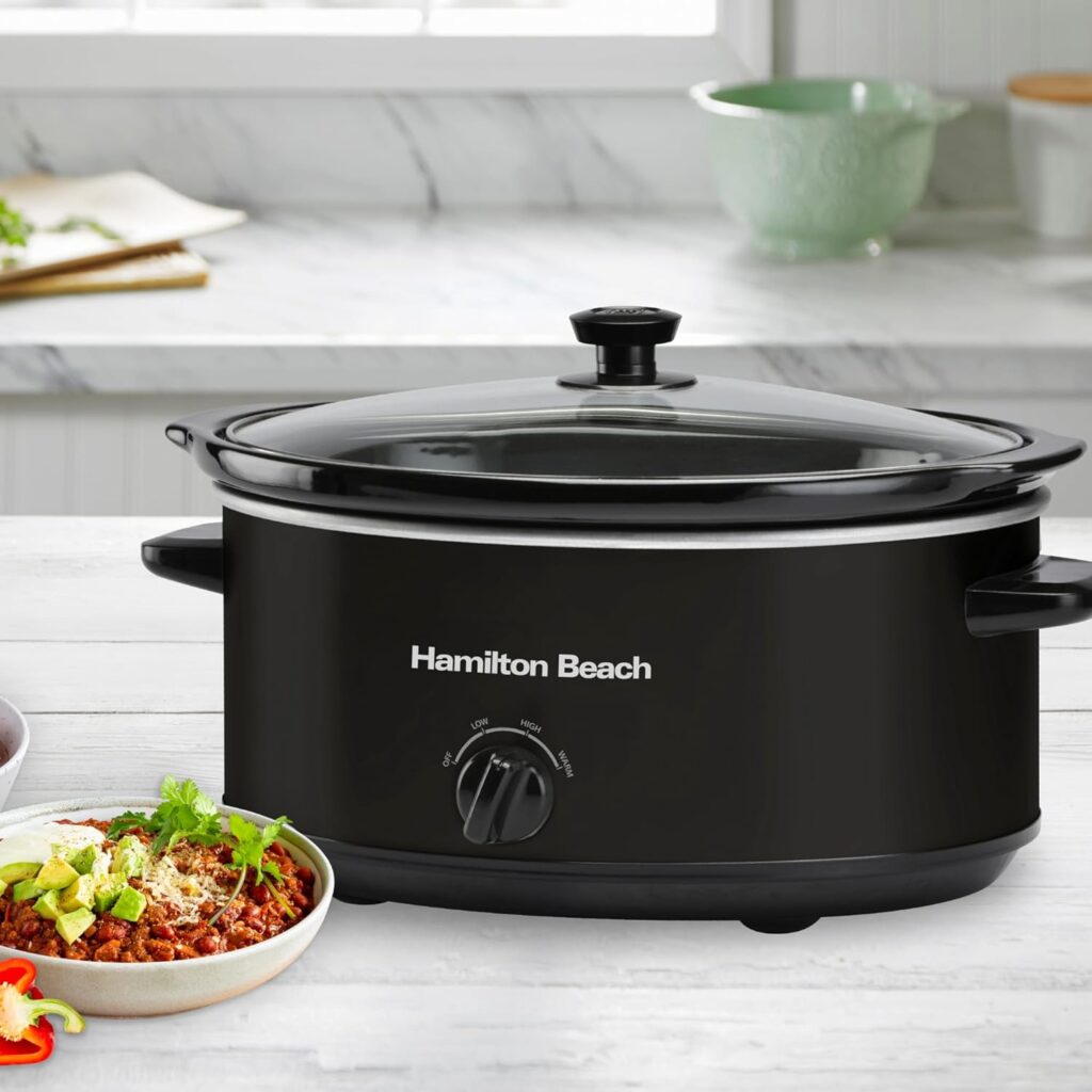 Hamilton Beach The Family Favourite 6.5L Black Slow Cooker