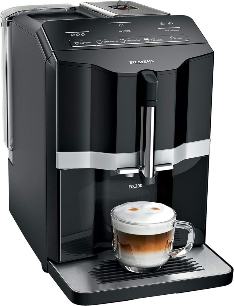 Siemens TI351209GB EQ.300 Bean to Cup Fully Automatic Freestanding Coffee Machine - Black