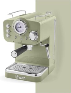 Swan SK22110GN Retro Espresso Coffee Machine