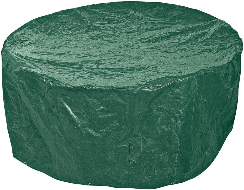 Draper 278cm x 204cm x 106cm Large Green Patio Set Cover - Rectangular Waterproof Heavy Duty Outdoor Garden Set