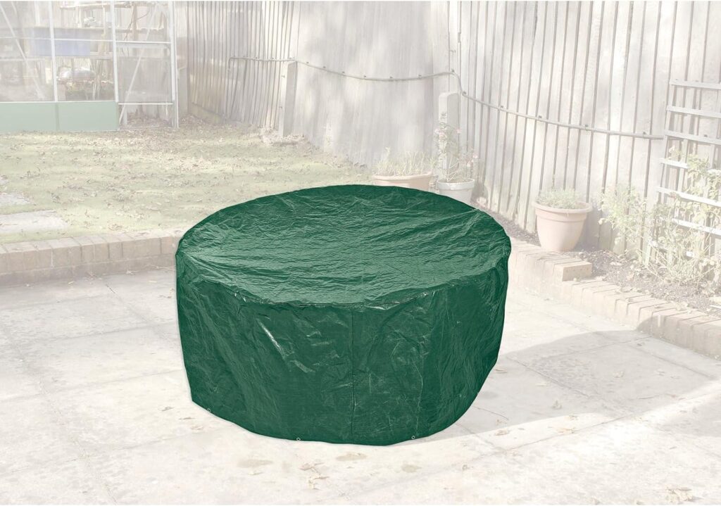 Draper 278cm x 204cm x 106cm Large Green Patio Set Cover - Rectangular Waterproof Heavy Duty Outdoor Garden Set