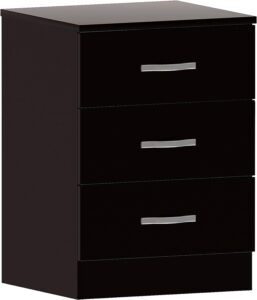 Vida Designs Large Black Chest of Drawers