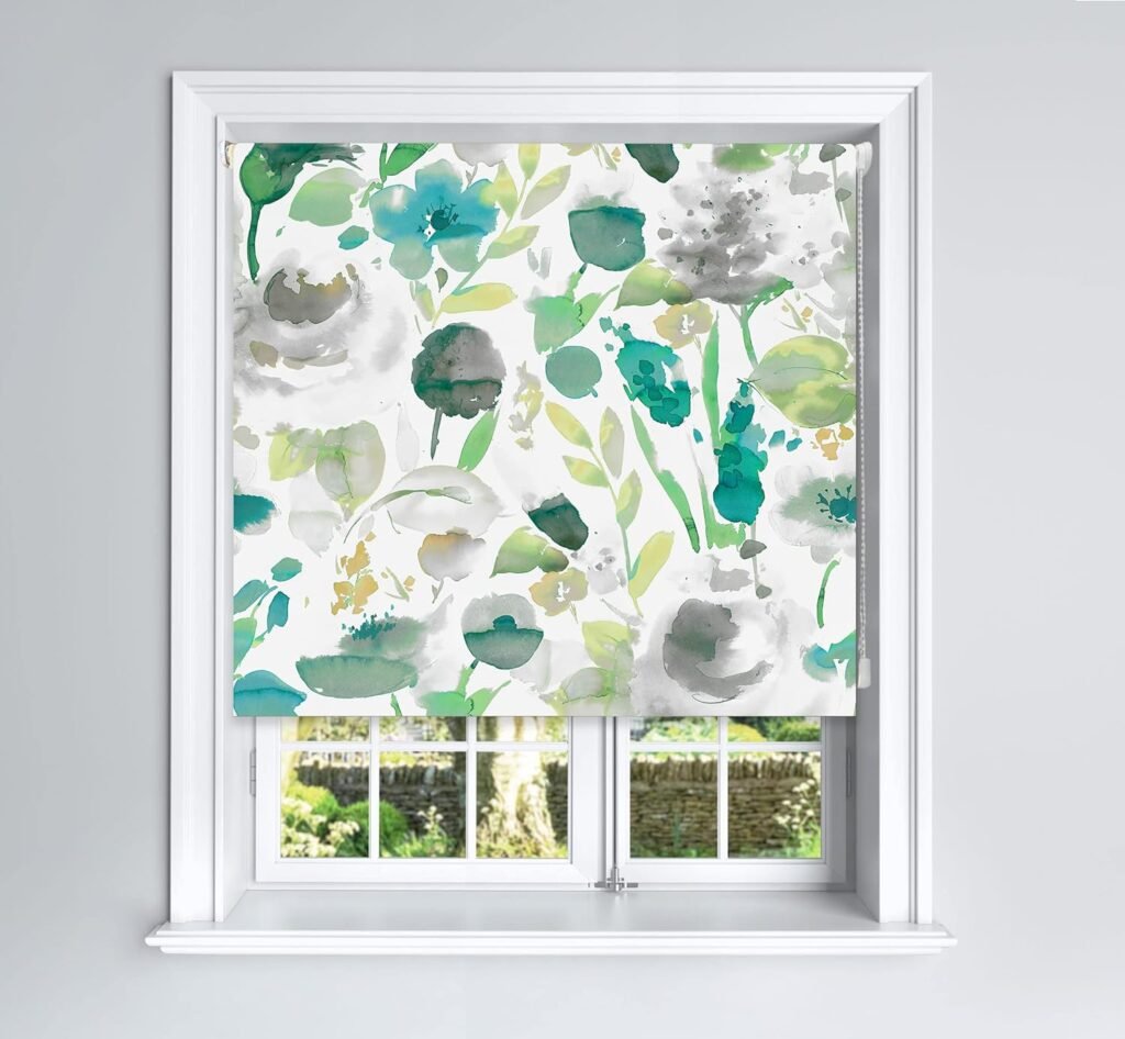 Lister Cartwright Floral Summer Patterned Roller Blinds (120 X 140 CM) Cut to Size Blackout Blinds for bedroom bathroom kitchen windows Child safety included. Lister Cartwright Floral Summer Patterned Roller Blinds (120 X 140 CM) Cut to Size Blackout Blinds for bedroom bathroom kitchen windows Child safety included.