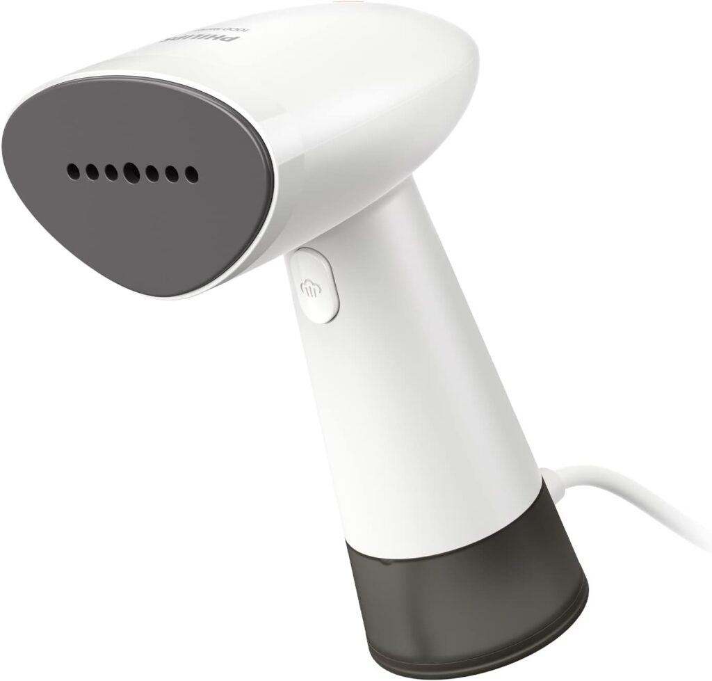 Philips Handheld Steamer 1000 Series, 35 sec. Heat-up Time, Lightweight Compact Design, Heat Resistant Glove, 85 ml Water tank, White (STH1010/10)