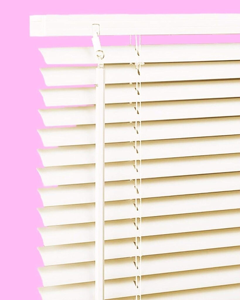 PVC Wood Wooden Grain Effect Window Venetian Blind Blinds Easy Fit Curtains Trimmable Fittings Windows Treatment Privacy Shutters Twist Open Close (Black-PVC, 90x150)